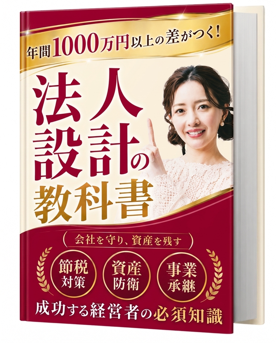 年間1000万円以上の差がつく！法人設計の教科書