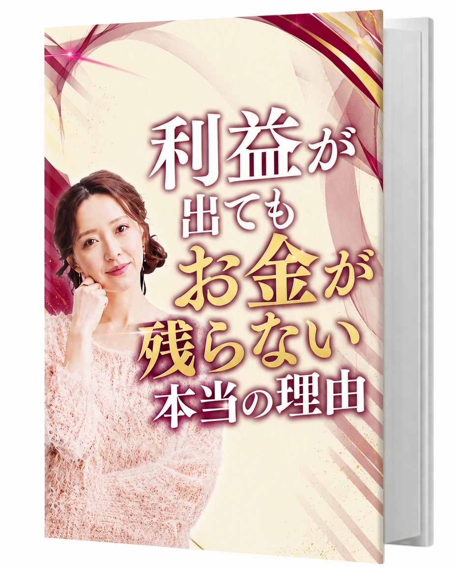 利益が出てもお金が残らない本当の理由